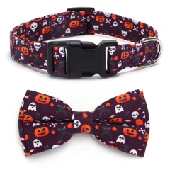 Halloween Themed Dog Collar for Small and Medium Dogs Adjustable