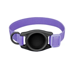 Reflective Nylon Webbing with Built in Tracker Holder for AirTag Safety Breakaway Buckle Sturdy Puppy Kitten Pet Dog Collar