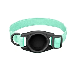 Reflective Nylon Webbing with Built in Tracker Holder for AirTag Safety Breakaway Buckle Sturdy Puppy Kitten Pet Dog Collar