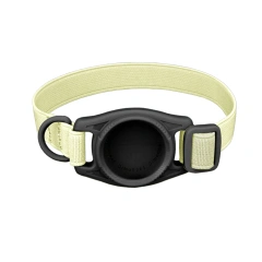 Reflective Nylon Webbing with Built in Tracker Holder for AirTag Safety Breakaway Buckle Sturdy Puppy Kitten Pet Dog Collar