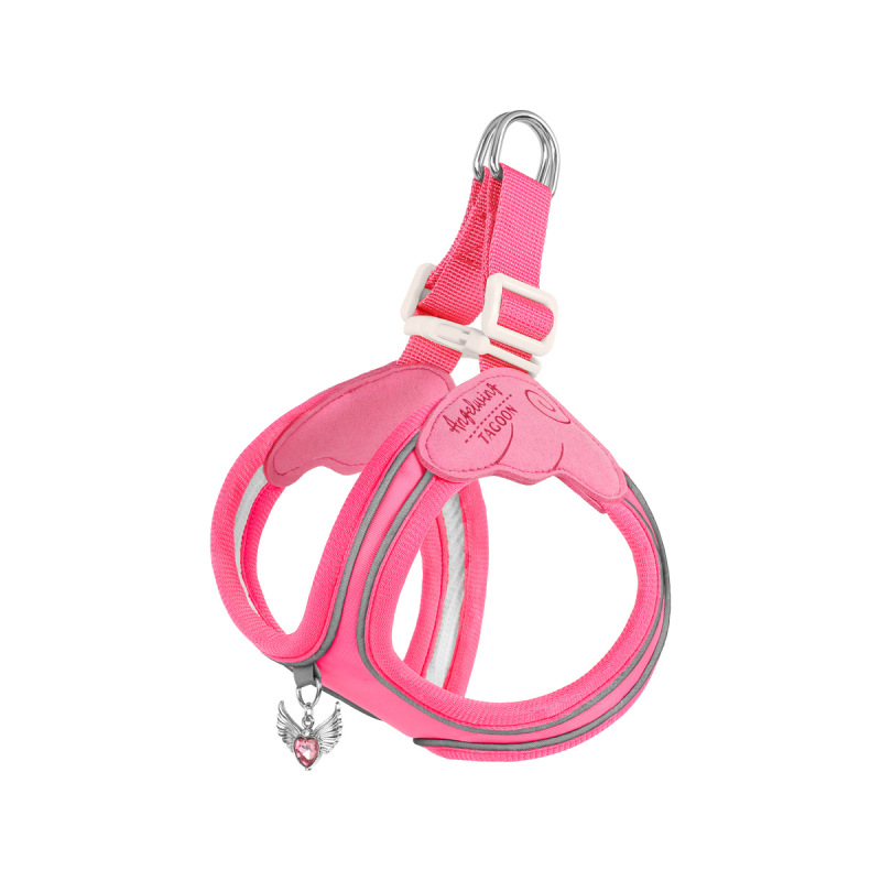 Adjustable Escape Proof Cat and Dog Harness, Lightweight Reflective Vest with Leash