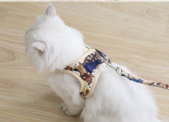 Soft Cotton Pet Walking Reversible Harness