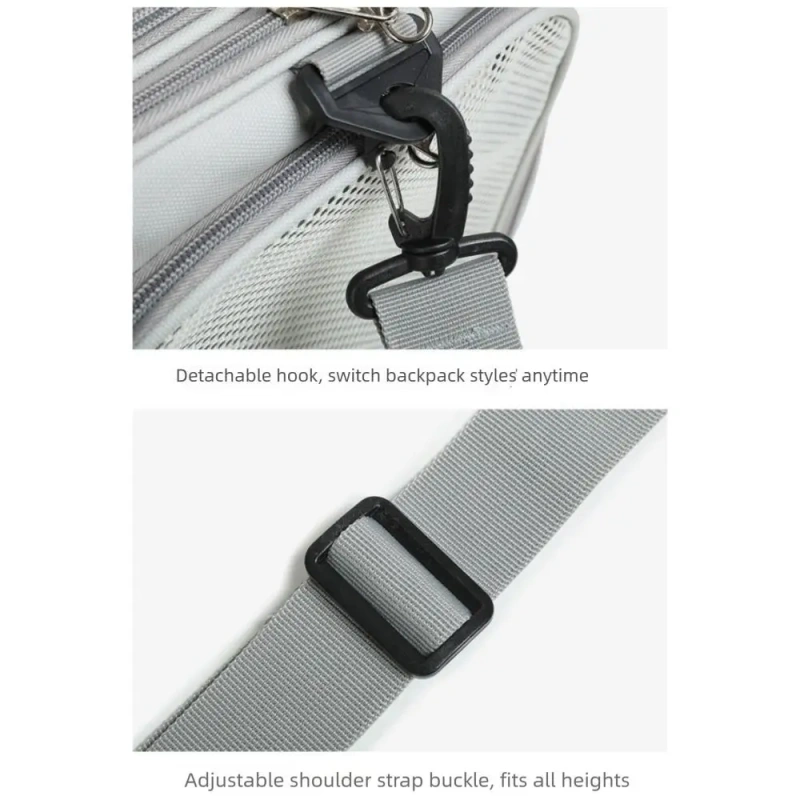 Lightweight Canvas Pets Travel Handbag Breathable Large Capacity Cat Bag Foldable Portable Pet Airline Bag Cat