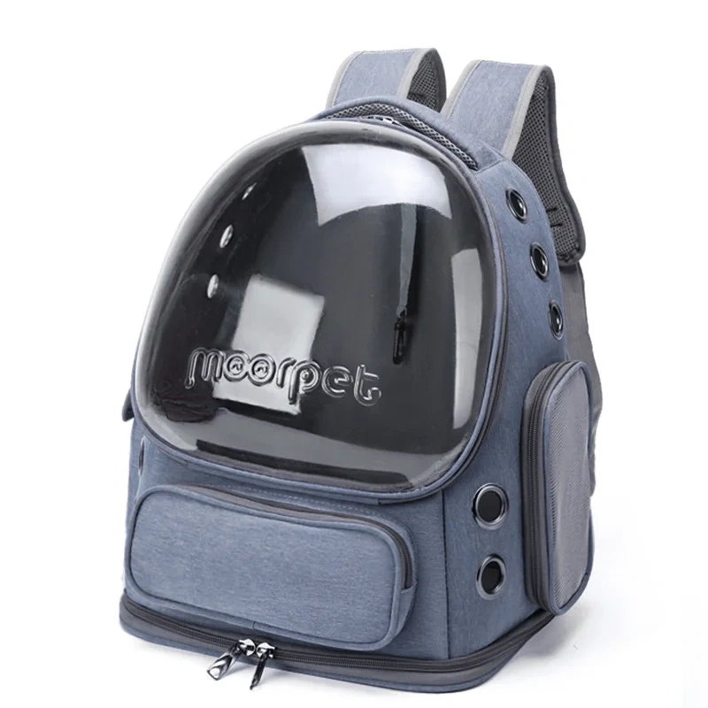 Pet Cat Carrier Bag Outdoor Travel Backpack for Cats Small Dogs Ventilation Breathable Cat Carrying Bag Pet Supplies Transparent