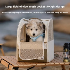 Large Capacity Pet Carrier Backpack Breathable Cat Dog Bag for All Seasons Travel