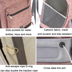 Stock Available LDLC QS-002-L Pet Bags Foldable Breathable Portable Cat Backpack