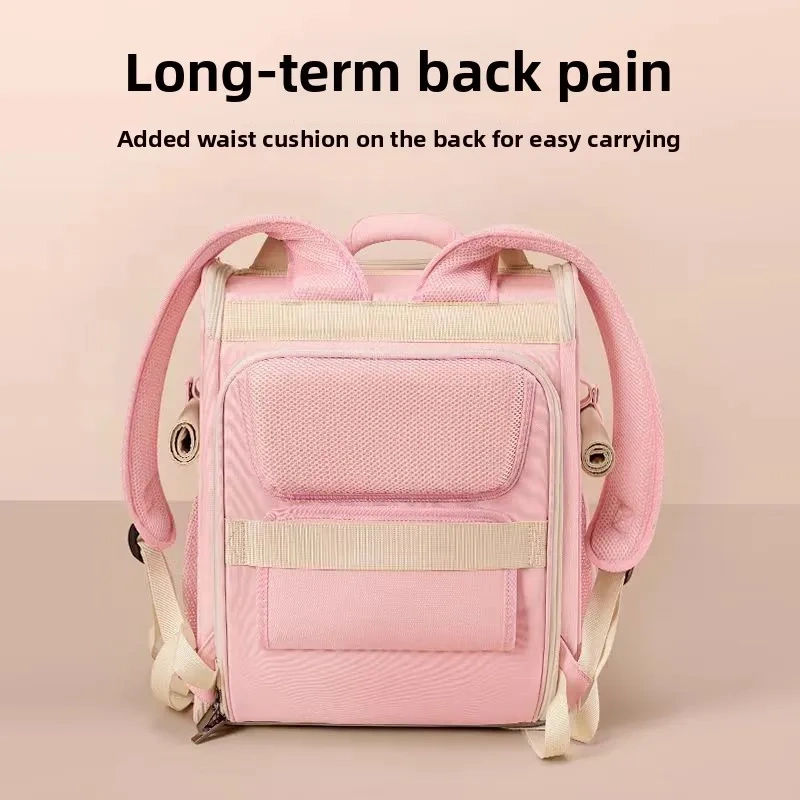 Breathable Cat Backpack Carrier, Space Capsule Pet Travel Bag for Outdoor Walking Hiking，cat Supplies