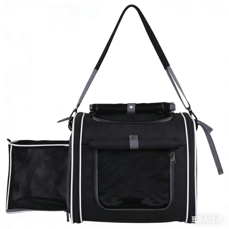 New Portable Cat Backpack for Outdoor Use Small Pet Bicycle Bag Visible and Breathable Front Passenger Doghouse