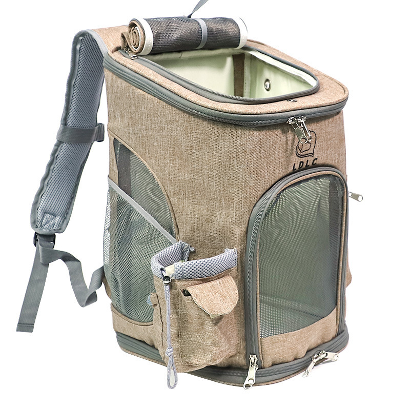 Pet Bags Foldable Breathable Portable Cat Backpack