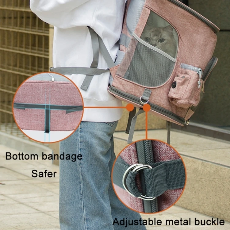Stock Available LDLC QS-002-L Pet Bags Foldable Breathable Portable Cat Backpack
