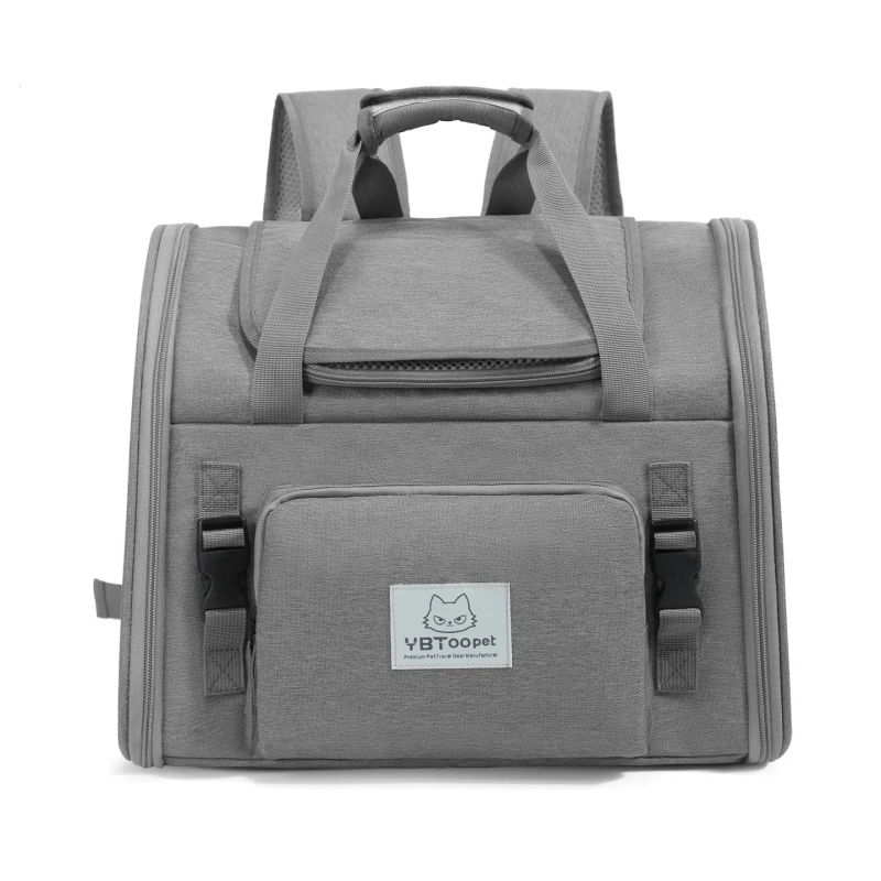 Large Capacity Breathable Pet Backpack Expandable Cat Travel Bag Foldable Portable Outdoor Pet Durable Carrier Cat Carriers Bags