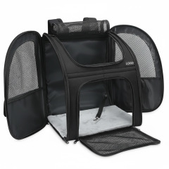 Hot Sale Pet Backpack with Lock Zipper Breathable Waterproof Portable Travel Bag for Dogs or Cats