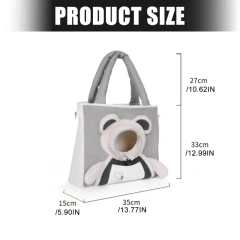 MultiUse Pet Carriers Bag With Open Top Easy to Carry Shoulder Bag For Small Dog J0MC