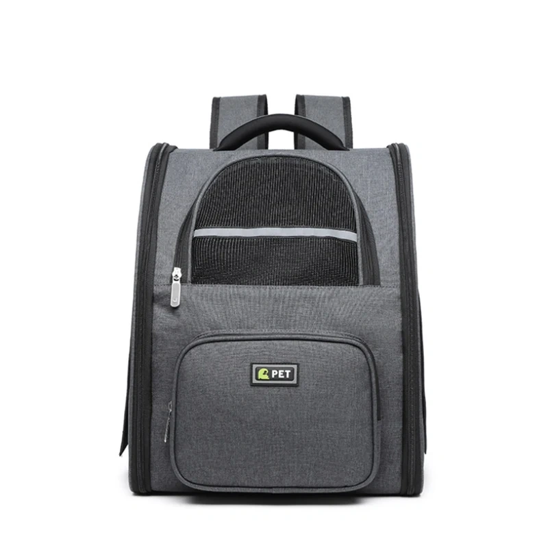 Cat Backpack Portable Breathable Dog Carrier Backpack Travel Pet Bag for Larger Cats Small Dogs Foldable Pet Backpack Handbag