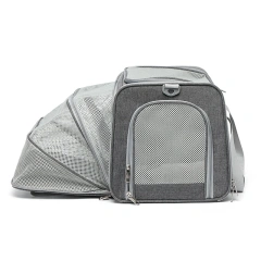 Breathable Pet Cat Carrier Backpack Foldable Oxford Soft-Side Travel Bag Expandable Large Capacity Creative for Cats Dogs