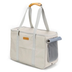 Pet Shoulder Bag Transport For Cats Canvas Carrier Dog Outdoor Backpack Dog Bag Breathable Creative Portable Mesh Cloth Handbag