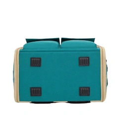 Large Capacity Polyester Fashion Zipper Double Shoulder Dog Backpack Solid Pattern Pet Carrier for Small Animals