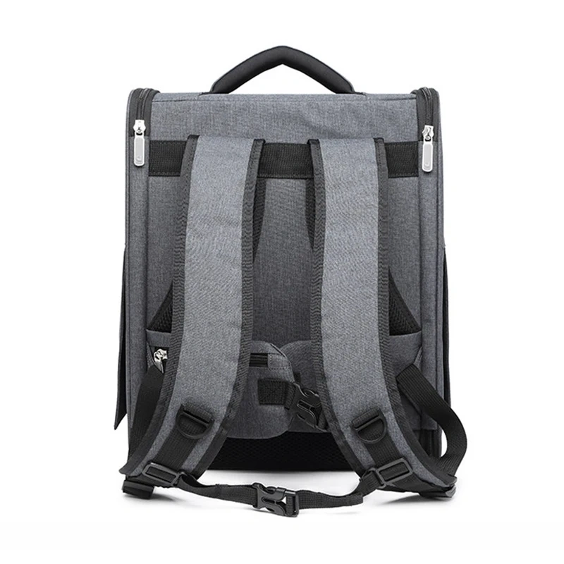 Cat Backpack Portable Breathable Dog Carrier Backpack Travel Pet Bag for Larger Cats Small Dogs Foldable Pet Backpack Handbag