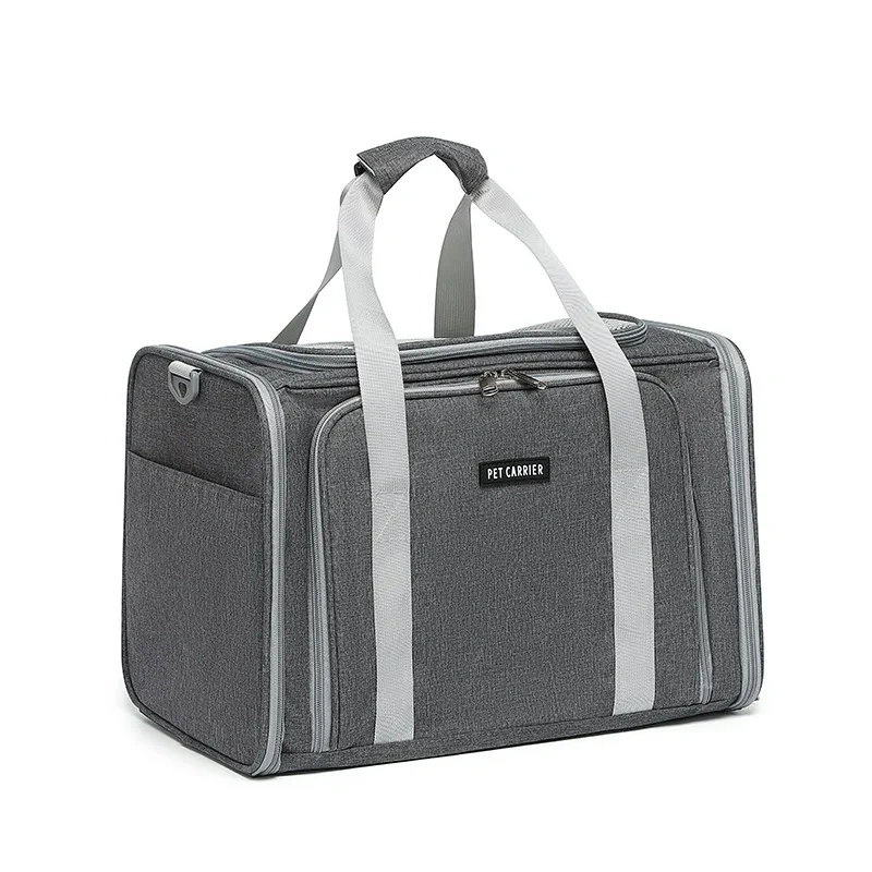 Breathable Pet Cat Carrier Backpack Foldable Oxford Soft-Side Travel Bag Expandable Large Capacity Creative for Cats Dogs