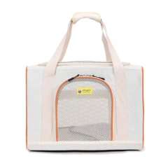 Fashionable Large Capacity Eco-friendly Solid Pattern Button Closure Dog Backpack New Diving Material for Outings