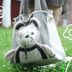 MultiUse Pet Carriers Bag With Open Top Easy to Carry Shoulder Bag For Small Dog J0MC