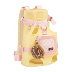 Hot Seller Front-Facing Pet Carrier Portable Chest Bag Hands-Free Double Shoulder Harness Outdoor Use for Cats or Dogs