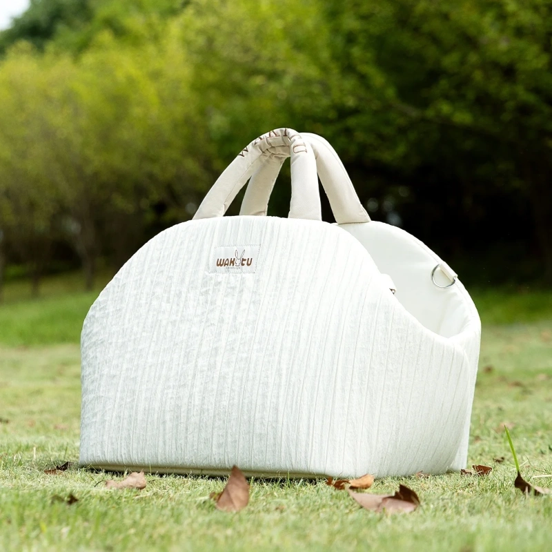 pet soft sided carrier bag white Extra-Large & Wide Pet Bag Pet Car Seat Bag pet sling bag cat dog outdoor carrier