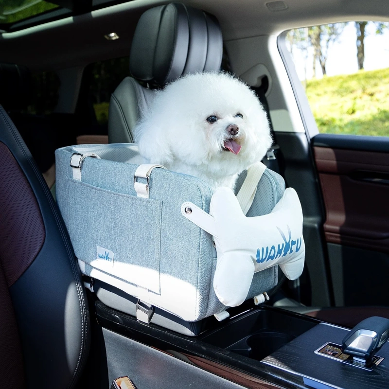 Puppy Car Seat for Small Dogs Portable Elevated Dog Carseat pet dog carrier bag dog outdoor carrier Pet Car Seats Travel Bed