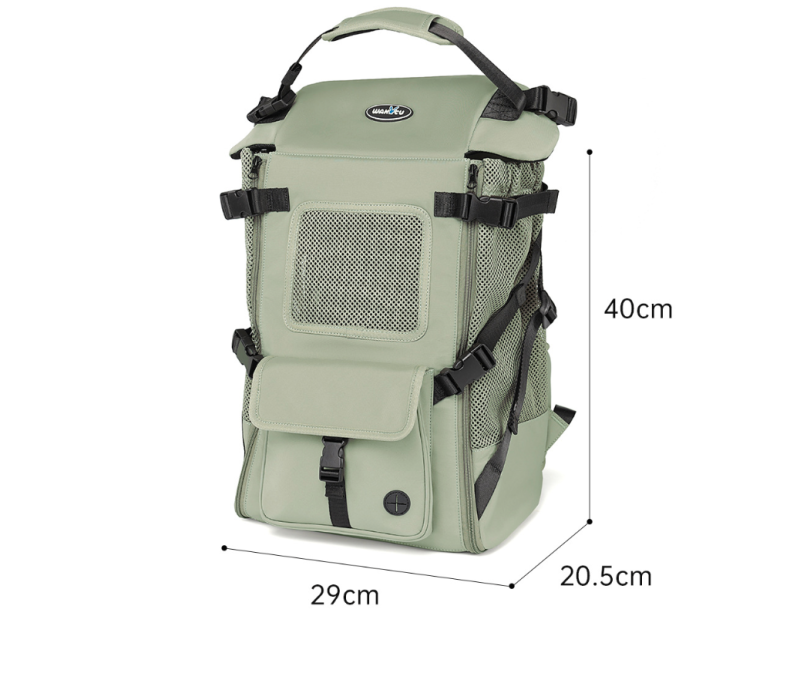 Small Dog Backpack Carrier Adjustable Padded Breathable Straps Pet Carrier for Travel & Hiking