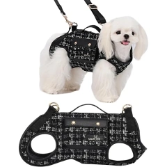 Pet bags. Horizontal backpack, littleXiaoxiangfe-style dog out bag, cat bag, portable crossbody shoulder bag with shoulder strap