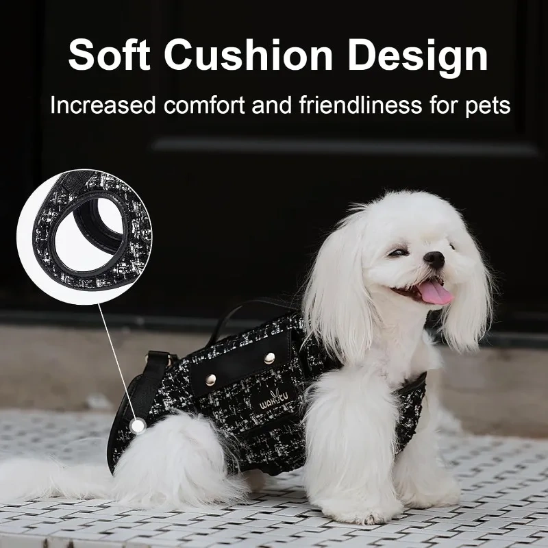 Pet bags. Horizontal backpack, littleXiaoxiangfe-style dog out bag, cat bag, portable crossbody shoulder bag with shoulder strap