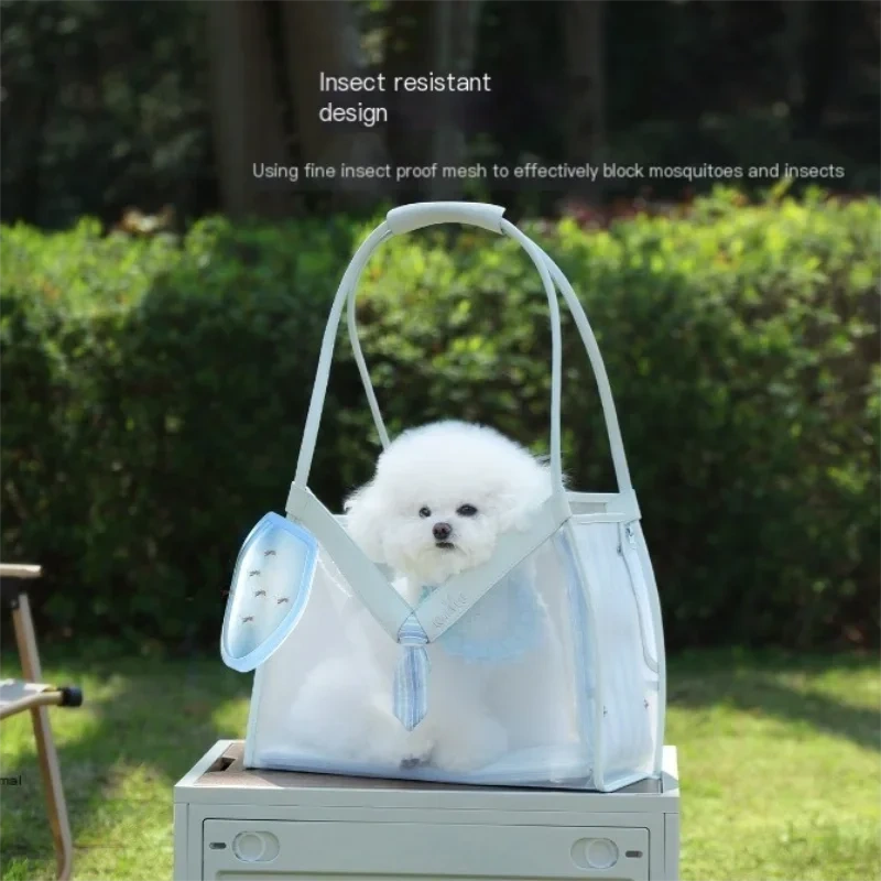 Breathable One Shoulder Pet Bag, Cat Carrying Bag, Poodle Bag, Pomeranian Yorkshire Terrier Dog Bag, Puppy Carrying Bag