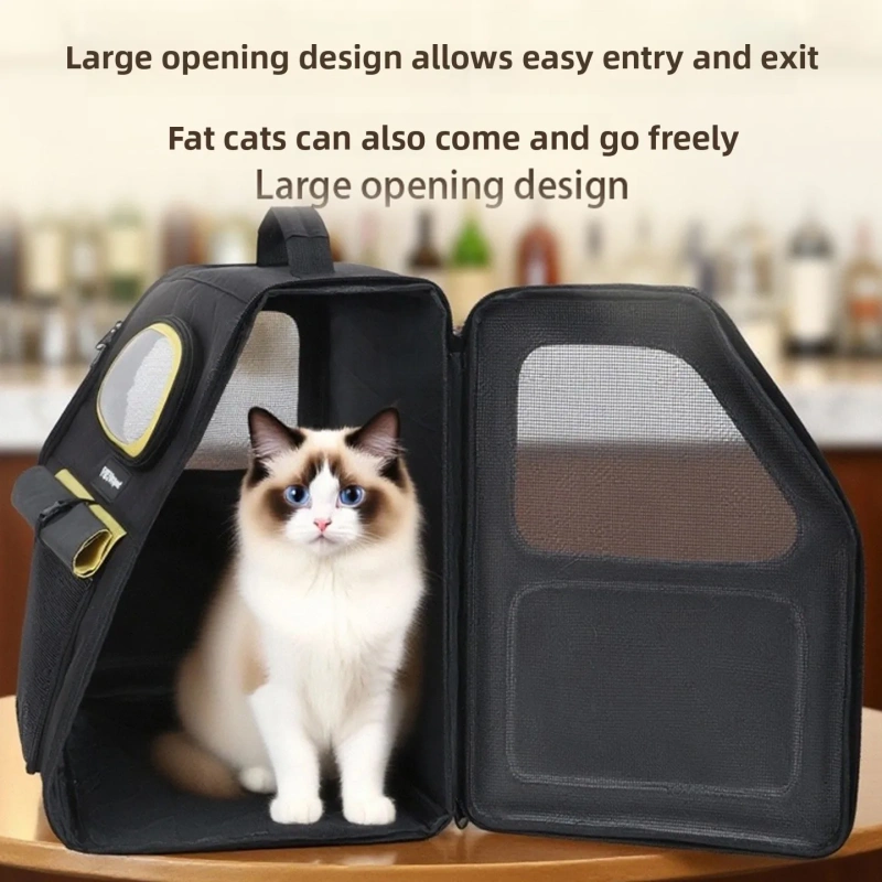Outdoor Car Cat Bag Multifunctional Rolling Pet Carrier Large Capacity Breathable Pet Luggage