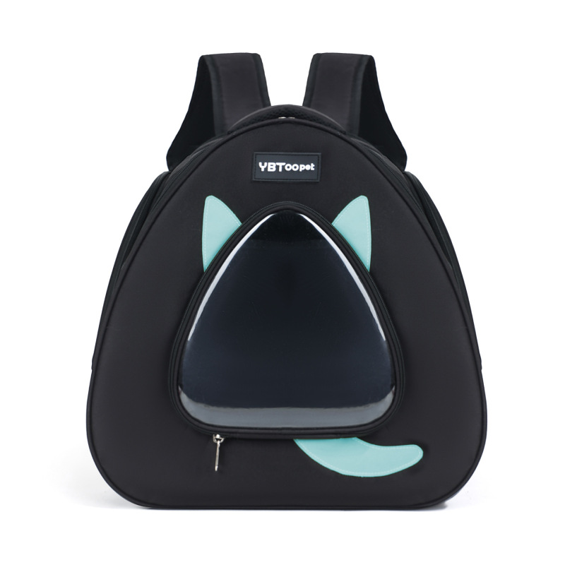 Cat Ear Design Pet Backpack with Large Bubble Window