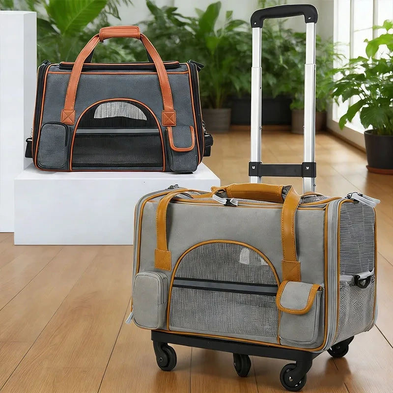 Cat and dog travel bag go out portable foldable pet bag