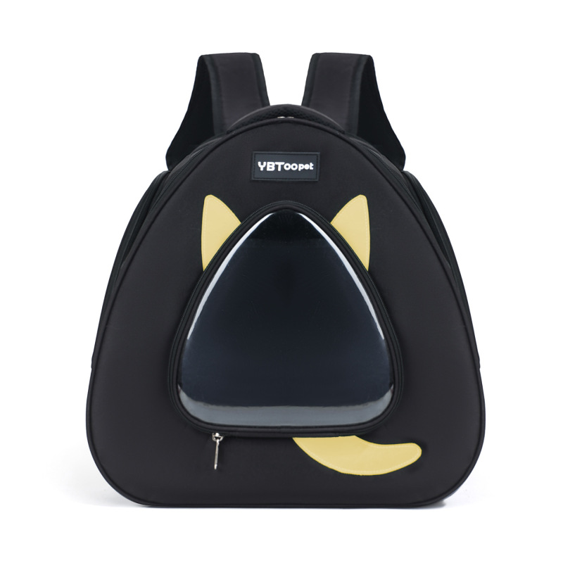 Cat Ear Design Pet Backpack with Large Bubble Window