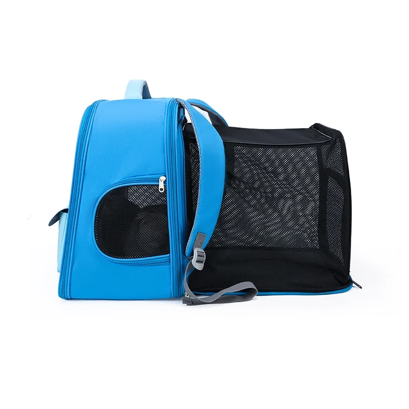 Expandable Foldable Cat Backpack for Outdoor Use - Breathable Large Space Portable Cat Carrier