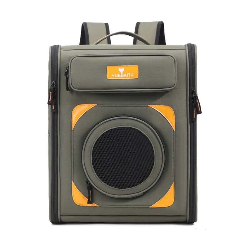 Multi-Functional Breathable Pet Backpack Spacious Breathable Portable Ventilated Comfortable Large Capacity Travel Cats and Dogs