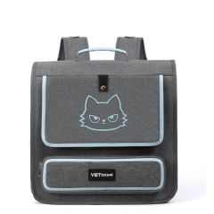 Convertible Pet Carrier Backpack, Large Capacity Handbag & Backpack for Cats and Small Dogs, Breathable Foldable Travel Bag