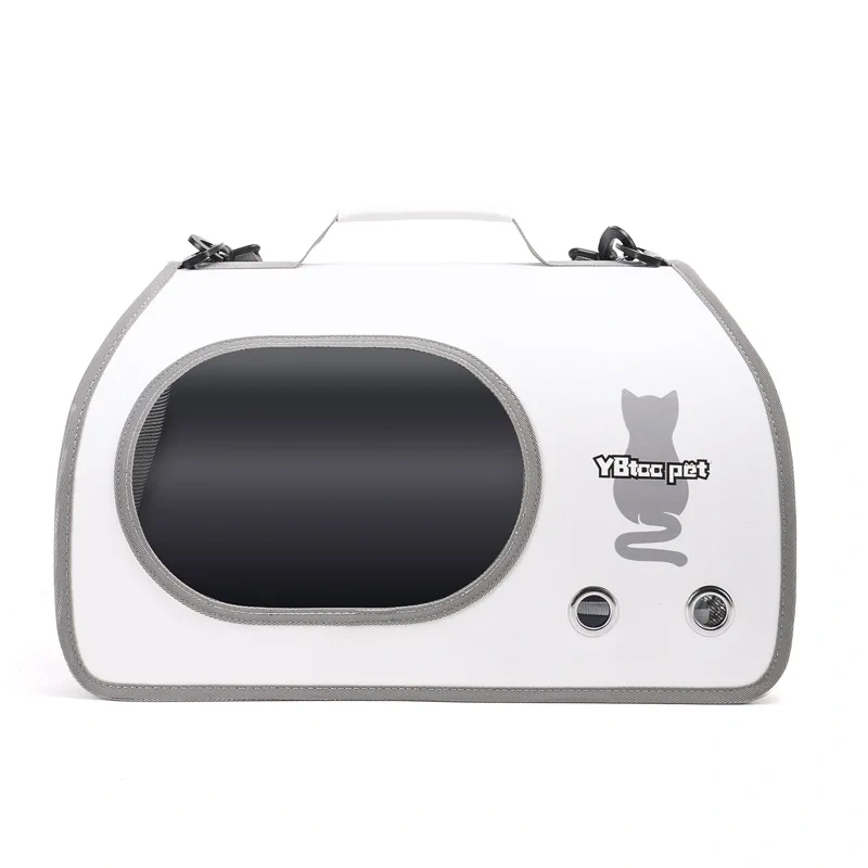 Cat bag portable outing cat satchel cross-body large-capacity bag ventilated and breathable anti-stress large pet bag