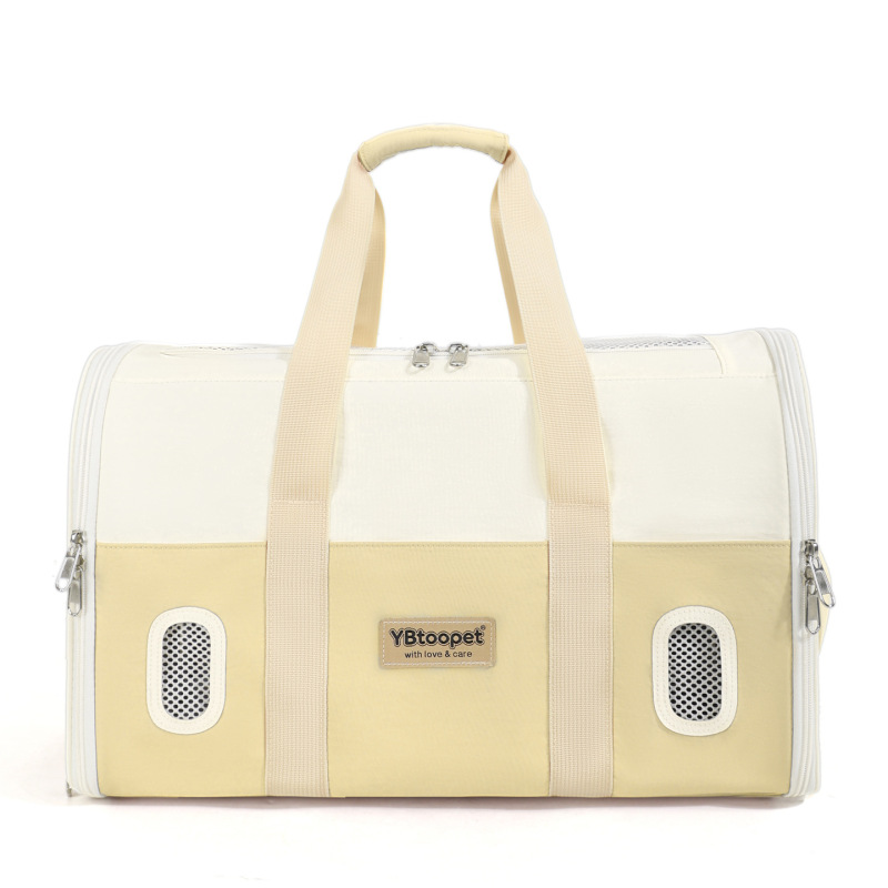Spacious Ventilated Pet Backpack with Adjustable Shoulder Straps