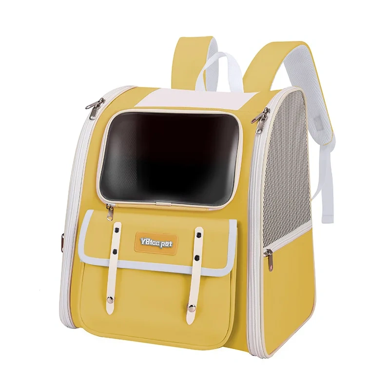 Portable cat bag for going out, pet bag for carrying cats without deformation, large-capacity cat bag for dogs, breathable doubl