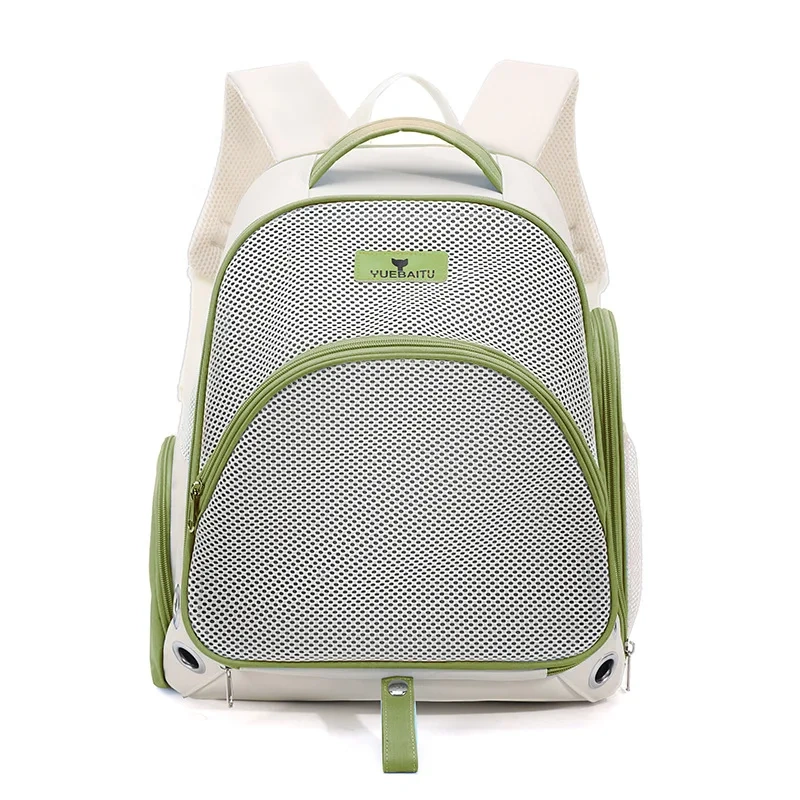 Large Capacity Pet Carrier Backpack Portable Cat Dog Travel Bag Breathable Mesh for Outdoor Use