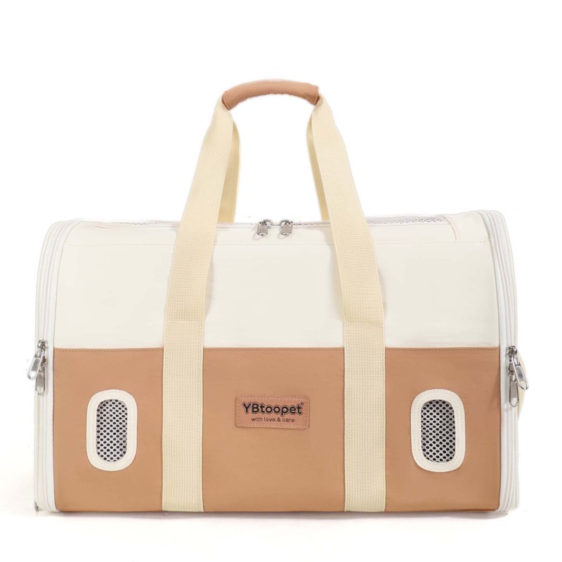 Spacious Ventilated Pet Backpack with Adjustable Shoulder Straps