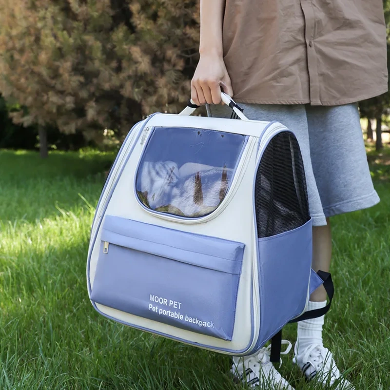 High Quality Manufacturers Direct Cat Bag Portable Can Expand Breathable Four Seasons General Cat Backpack Pet Backpack