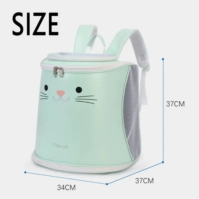 Creative Pet Backpack Carrier Waterproof Adjustable Strap Travel Puppy Bags Hands-free Durable Pet Carrier Backpack Pet Supplies