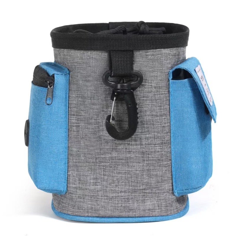 Large Capacity Crossbody Waist-Worn Dog Food & Snack Bag for Outdoor Travel and Training