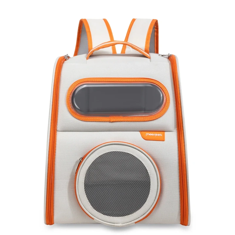 Multi-Functional Breathable Pet Backpack Spacious, Breathable & Portable Ventilated, Comfortable for Travel  with Cats and Dogs