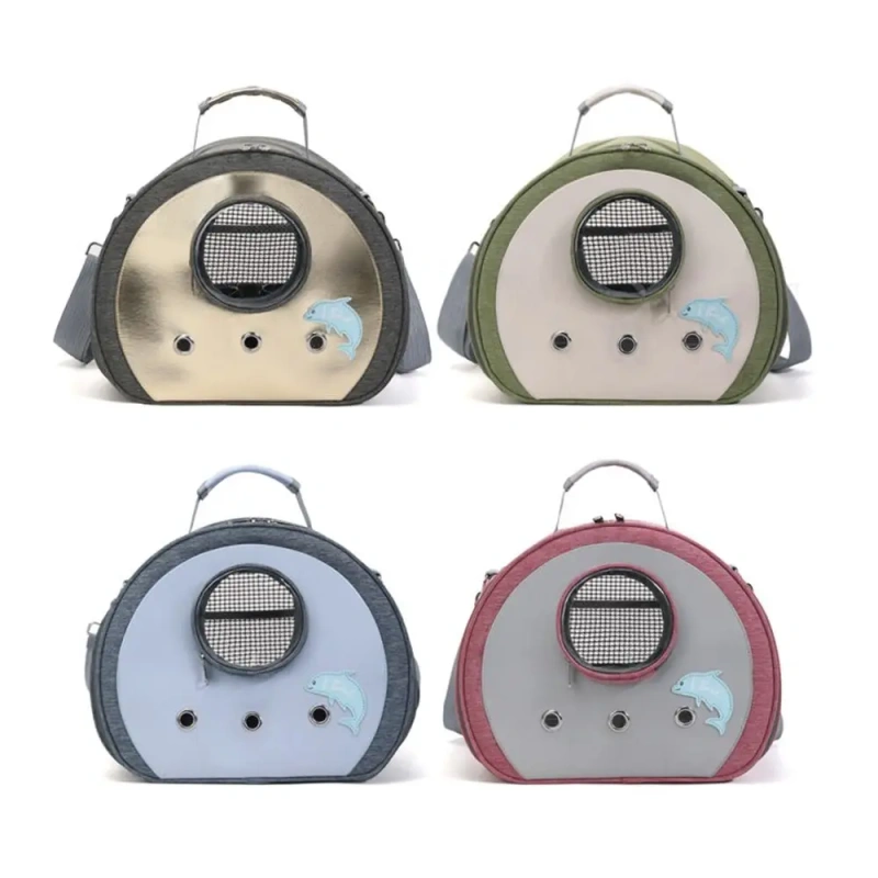 Portable Small Pet Outing Bag Clear View Breathable Chinchilla Outdoor Cage Lightweight Handheld Hamster Travel Carrier