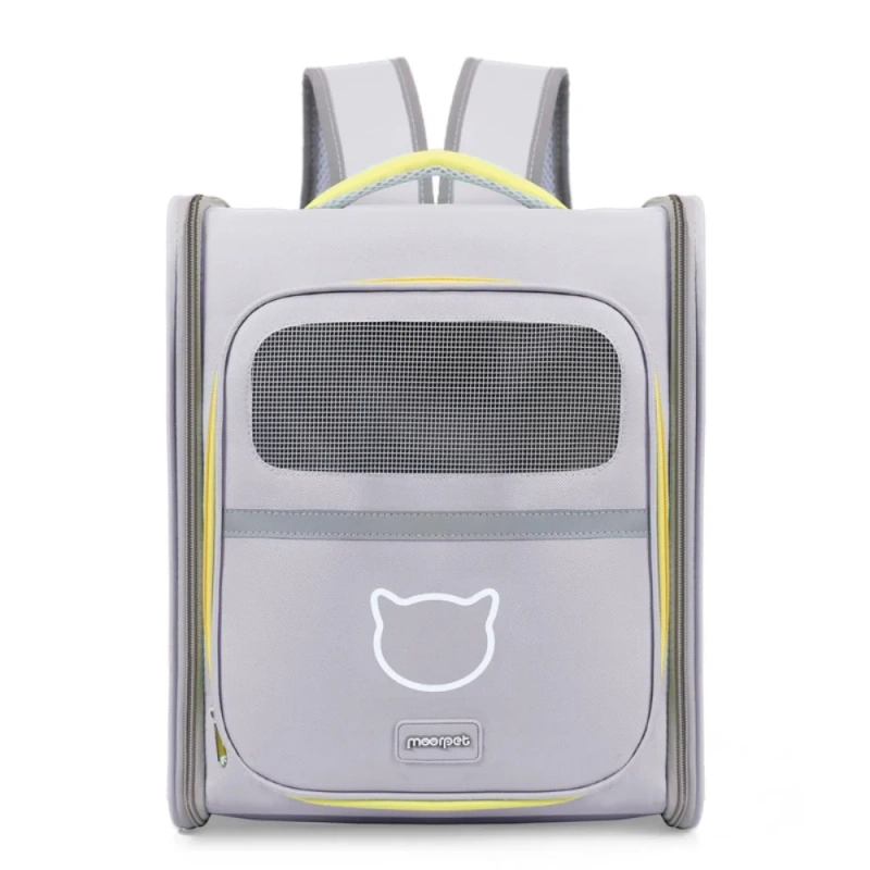Breathable Pet Carrier Backpack Large Capacity Windproof Cat Outdoor Bag Wear-resistant Bite Resistant Pet Travel Backpack